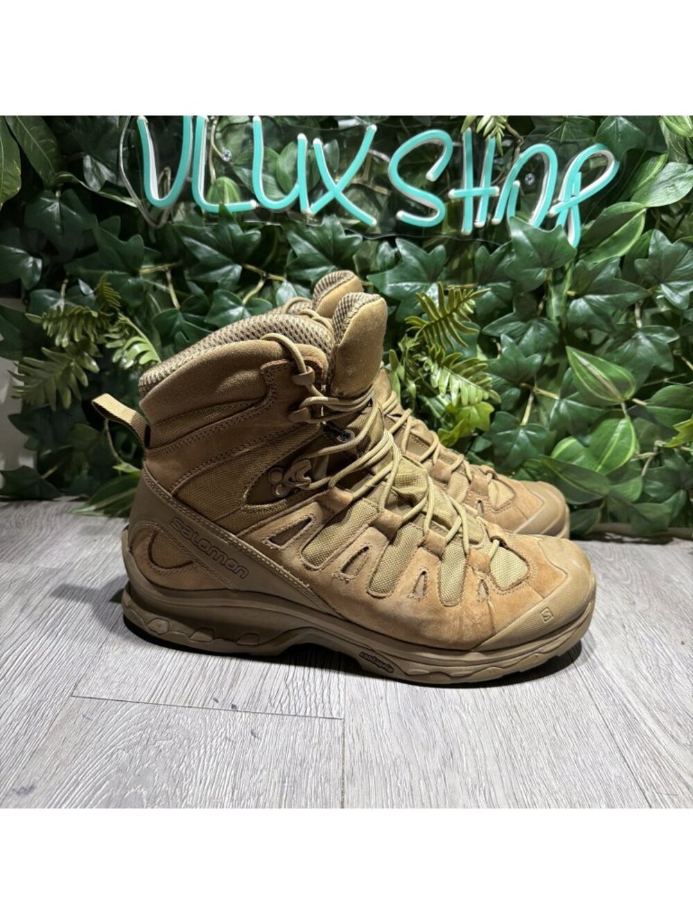Salomon Quest 4D Forces 2 Tactical Boots Coyote Brown Mens 11.5 UK 11 EU 46